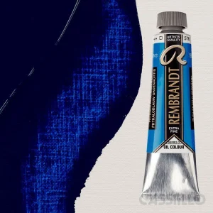 Casstillo Pintura Al Oleo Rembrandt T 9 40 Ml Azul Ftalo Verde