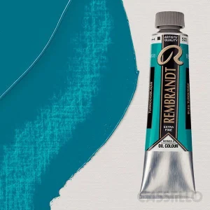 Casstillo Pintura Al Oleo Rembrandt T 9 40 Ml Azul Turquesa