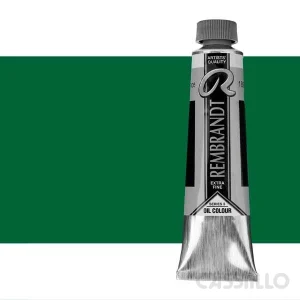 Casstillo Pintura Al Oleo Rembrandt T 9 40 Ml Verde Cinabrio Oscuro