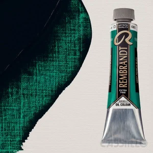 Casstillo Pintura Al Oleo Rembrandt T 9 40 Ml Verde Ftalo Azul
