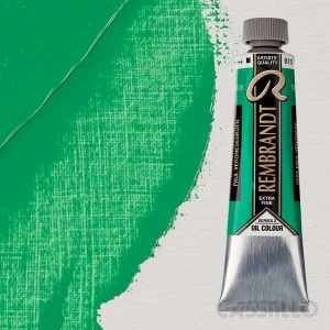 Casstillo Pintura Al Oleo Rembrandt T 9 40 Ml Verde Permanente Verones