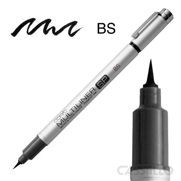 Casstillo-Rotulador-Copic-Multiliner-Sp-Pincel-Negro Rotulador Copic Multiliner Sp Pincel Negro - Imagen 1