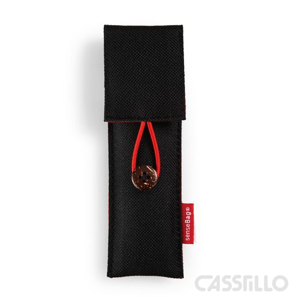 Casstillo-Sensebag-Funda-Tela-Para-2-Rotuladores-14X45Cm-Negro Funda Tela Para 2 Rotuladores Sensebag Copic Negro 14X4,5 Cm - Imagen 1