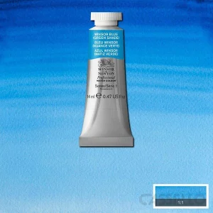 Casstillo Winsor And Newton Acuarela 14 Ml 707 Azul Winsor Matiz Verde S1