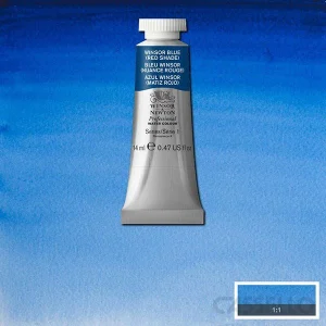 Casstillo Winsor And Newton Acuarela 14 Ml 709 Azul Winsor Matiz Roja S1