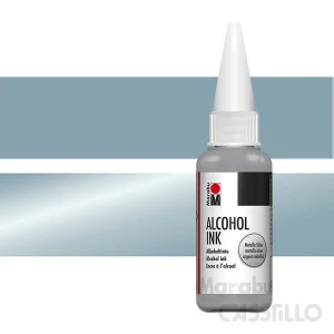 Casstillo Marabu Alcohol Ink 20Ml Metallic Silver 782