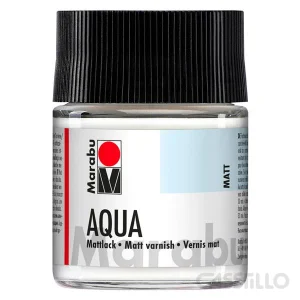 Casstillo Marabu Barniz Aqua Transparente Mate Base Agua 50Ml