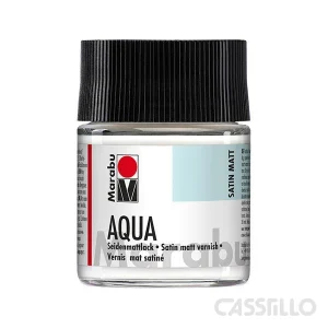 Casstillo Marabu Barniz Aqua Transparente Satinado Base Agua 50Ml