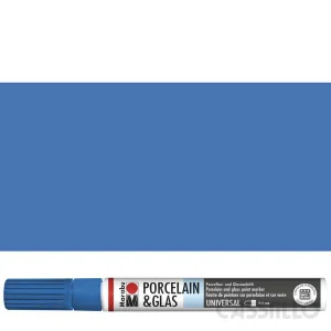 Casstillo Marabu Rotulador Para Porcelana 3 4Mm 142 Genciano