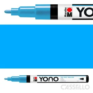 Casstillo Marabu Yono Rotulador Acrilico 0 5 1 5 Mm Azul Pastel 256