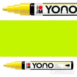 Casstillo Marabu Yono Rotulador Acrilico 1 5 3 Mm Neon Amarillo 321