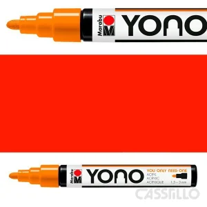 Casstillo Marabu Yono Rotulador Acrilico 1 5 3 Mm Neon Naranja 324