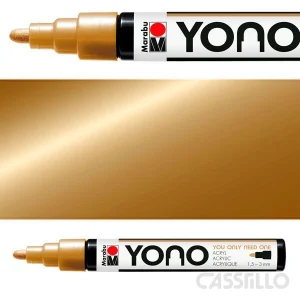 Casstillo Marabu Yono Rotulador Acrilico 1 5 3 Mm Oro 084
