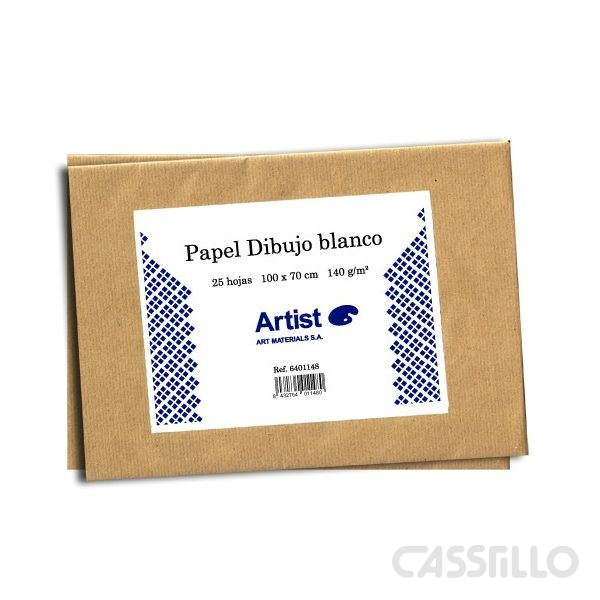 Casstillo-Paquete-25-Hojas-100-X-70-Cm-140-Grs Paquete 25 Hojas Artist 140 Gr 100 X 70 Cm - Imagen 1