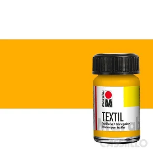 Casstillo Pintura Marabu Textil 15Ml 021 Amarillo Medio