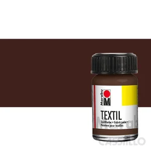 Casstillo Pintura Marabu Textil 15Ml 045 Marron Oscuro