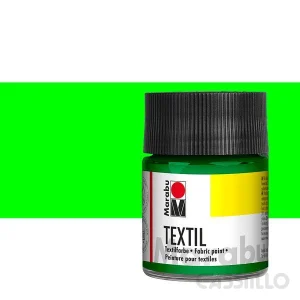 Casstillo Pintura Para Ropa Marabu Textil 50Ml 062 Verde Claro