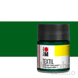 Casstillo Pintura Para Ropa Marabu Textil 50Ml 068 Verde Oscuro