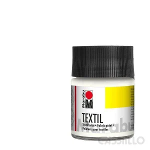 Casstillo Pintura Para Ropa Marabu Textil 50Ml 070 Blanco