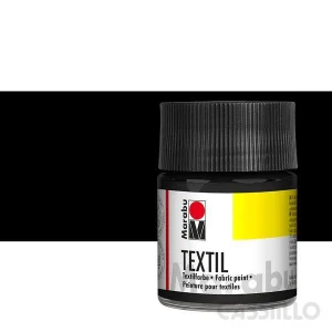 Casstillo Pintura Para Ropa Marabu Textil 50Ml 073 Negro