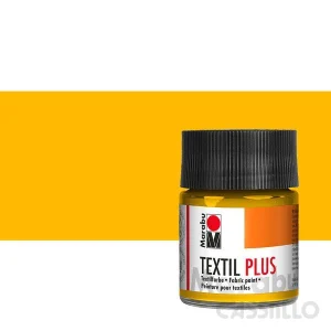 Casstillo Pintura Para Ropa Marabu Textil Plus 50Ml 021 Amarillo Medio