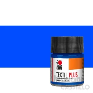 Casstillo Pintura Para Ropa Marabu Textil Plus 50Ml 055 Ultramarino Oscuro