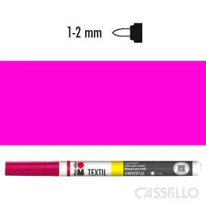 Casstillo Rotulador Para Tela Marabu Textil Painter 1 2Mm 005 Frambuesa