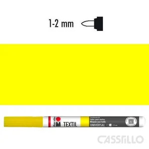 Casstillo Rotulador Para Tela Marabu Textil Painter 1 2Mm 020 Limon