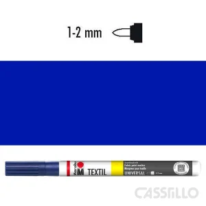 Casstillo Rotulador Para Tela Marabu Textil Painter 1 2Mm 053 Azul Oscuro