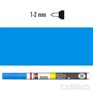 Casstillo Rotulador Para Tela Marabu Textil Painter 1 2Mm 095 Azur