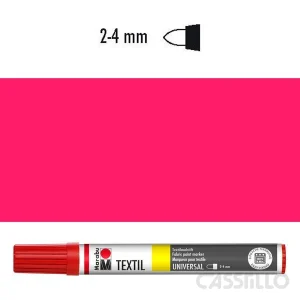 Casstillo Rotulador Para Tela Marabu Textil Painter 2 4Mm 031 Cereza