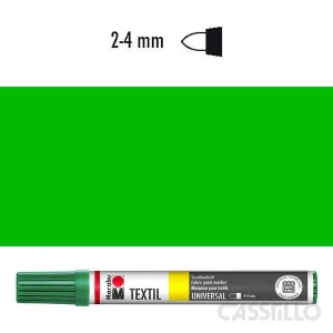 Casstillo Rotulador Para Tela Marabu Textil Painter 2 4Mm 067 Verde
