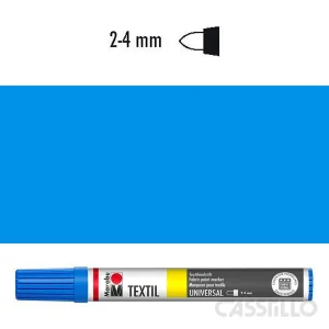 Casstillo Rotulador Para Tela Marabu Textil Painter 2 4Mm 095 Azur