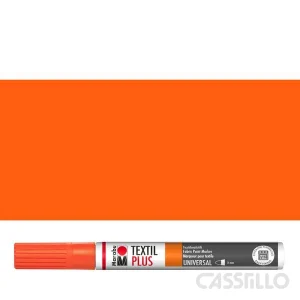 Casstillo Rotulador Para Tela Marabu Textil Painter Plus 3Mm 013 Naranja