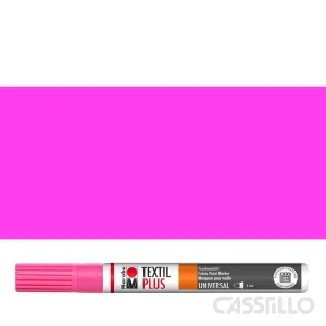 Casstillo Rotulador Para Tela Marabu Textil Painter Plus 3Mm 033 Rosa