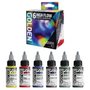 Set High Flow Airbrush 6 botellas de 30 ml