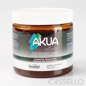 Casstillo Speedball Akua Base Transparente Tinta Intaglio 236Ml
