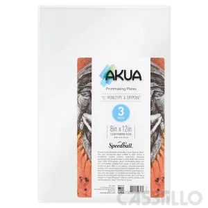 Casstillo Speedball Akua Planchas Para Grabado Calcograbado Set 3 203X304Cm