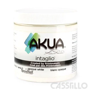 Casstillo Speedball Akua Tinta Intaglio 236Ml Opaque Blanco