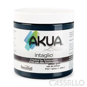 Casstillo Speedball Akua Tinta Intaglio 236Ml Phthalo Verde