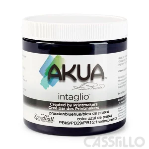 Casstillo Speedball Akua Tinta Intaglio 236Ml Prussian Azul Hue