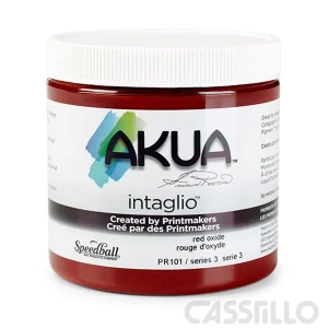 Casstillo Speedball Akua Tinta Intaglio 236Ml Rojo Oxide