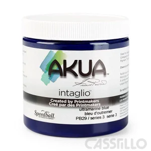 Casstillo Speedball Akua Tinta Intaglio 236Ml Ultramarine Azul
