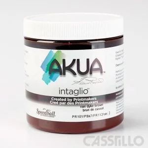 Casstillo Speedball Akua Tinta Intaglio 236Ml Vandyke Marron