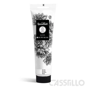 Casstillo Speedball Tinta Impresion Relieve Base Agua 150Ml Blanco