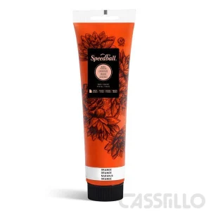 Casstillo Speedball Tinta Impresion Relieve Base Agua 150Ml Naranja