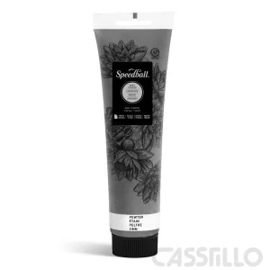 Casstillo Speedball Tinta Impresion Relieve Base Agua 150Ml Pewter