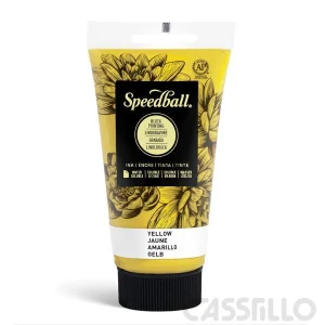 Casstillo Speedball Tinta Impresion Relieve Base Agua 75Ml Amarillo