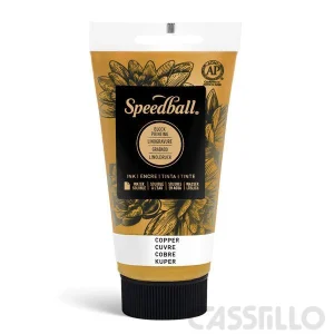 Casstillo Speedball Tinta Impresion Relieve Base Agua 75Ml Cobre