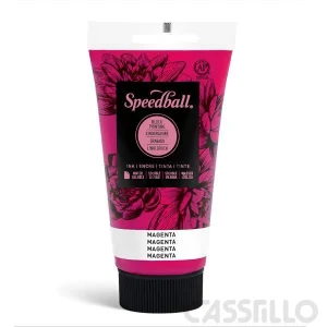 Casstillo Speedball Tinta Impresion Relieve Base Agua 75Ml Magenta